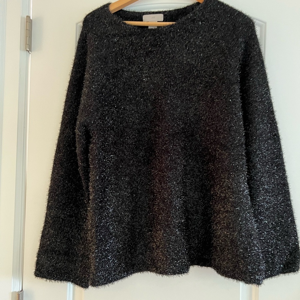 H&M Black Shimmer Women's Sweater